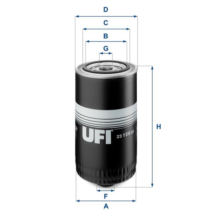 Фильтр масляный UFI 23.156.03 Фото