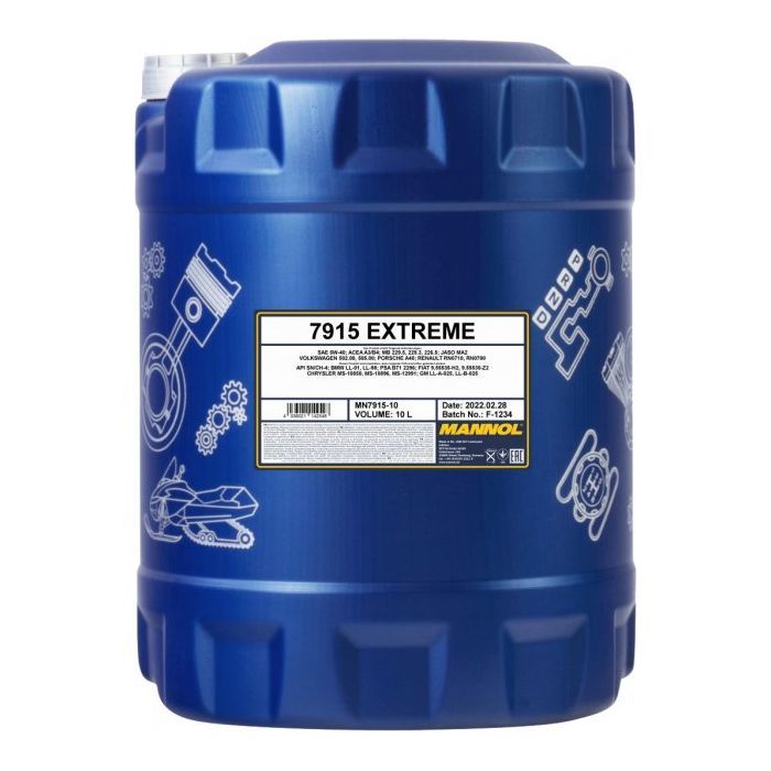 Моторное масло Mannol EXTREME 10л 5W-40 Фото