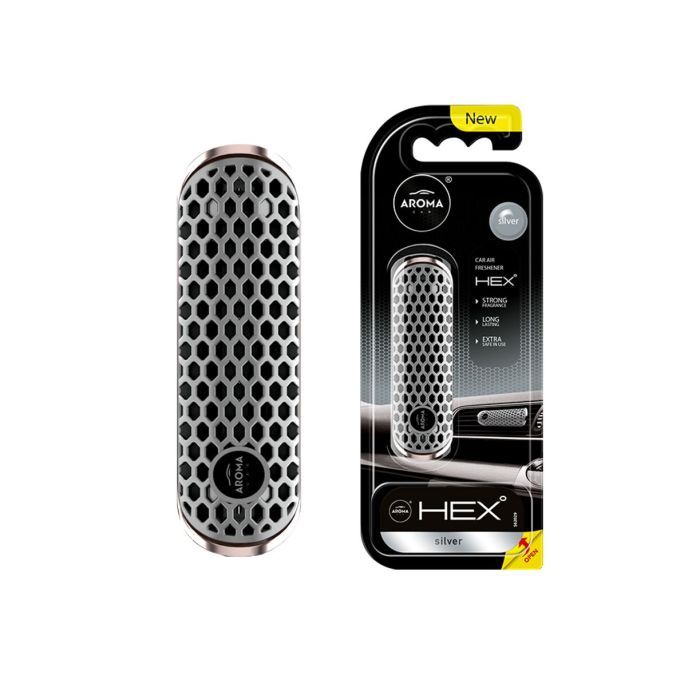 Ароматизатор для автомобиля Aroma Car HEX - Silver Фото