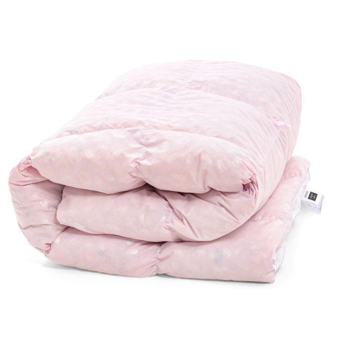 Одеяло MirSon пуховое 1856 Bio-Pink 90 пух Зима+ 155x215 Фото