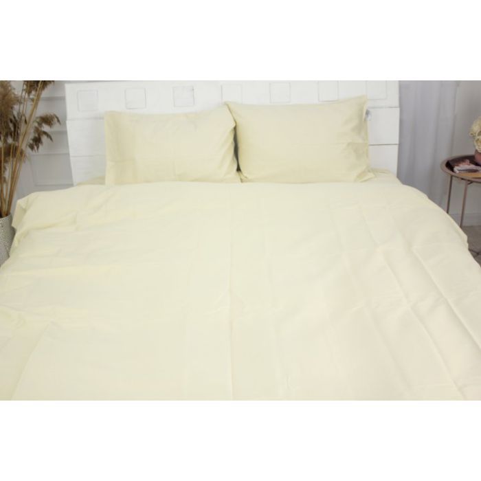 Простынь MirSon Сатин Premium 0001 Moko White 180х220 см Фото