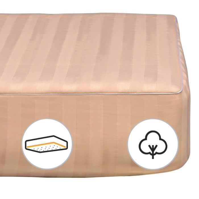 Наматрасник MirSon Carmela Cotton 461 70х140 см Фото