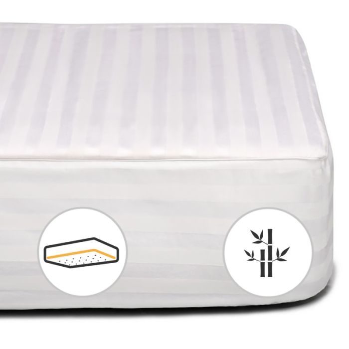 Наматрасник MirSon Royal Bamboo 614 80х200 см Фото