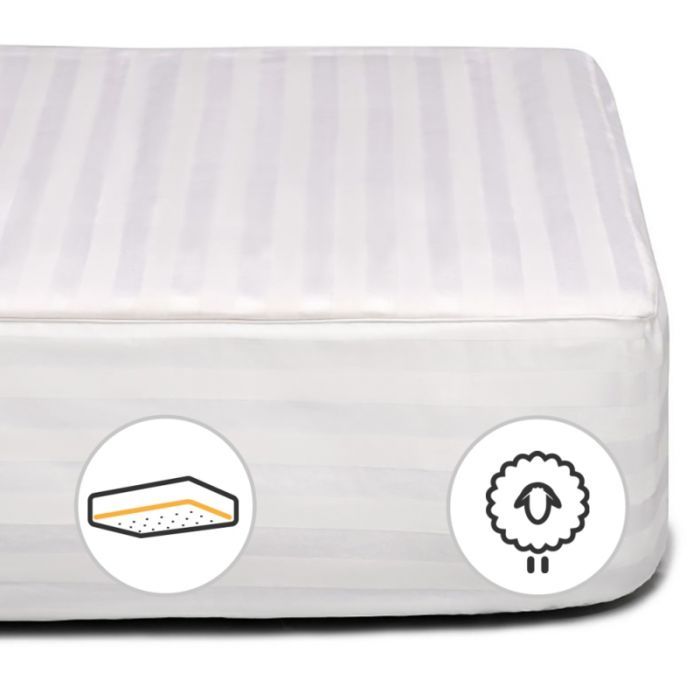 Наматрасник MirSon Royal Pearl Woollen 442 70х140 см Фото