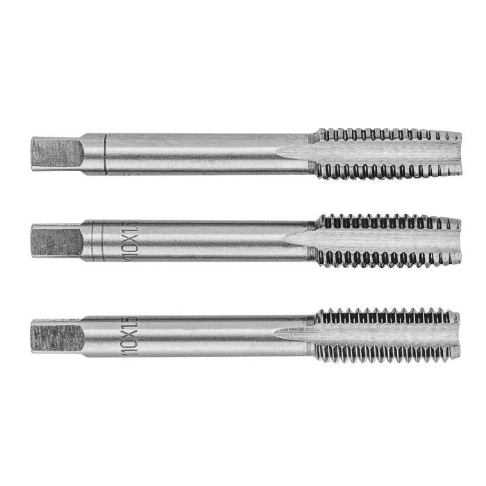 Метчик Topex M10, крок 1.5 мм, 3 шт. Фото