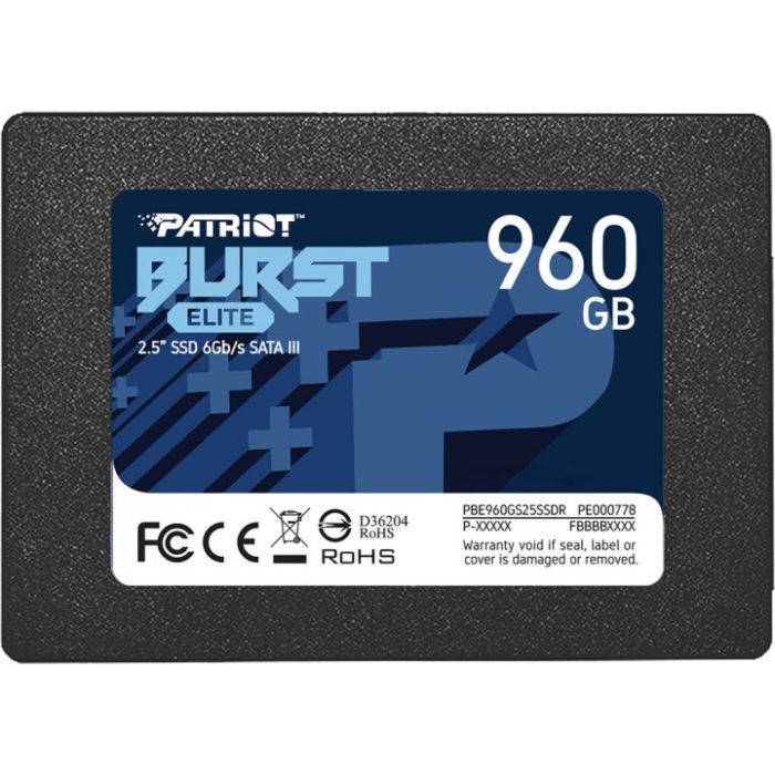 Накопитель SSD Patriot 2.5" 960GB Burst Elite Фото