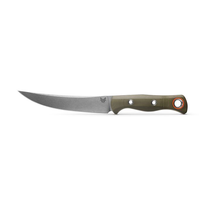 Нож Benchmade Meatcrafter Olive G10 Фото 9
