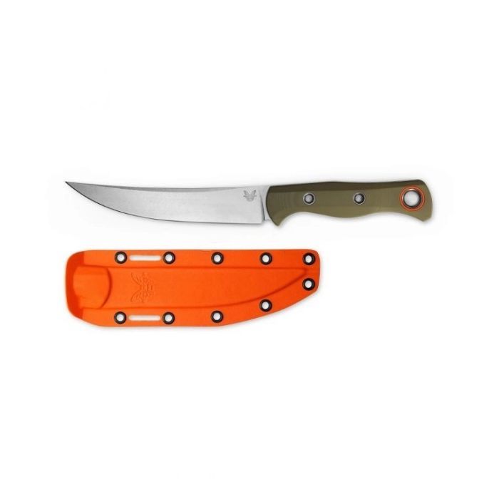 Нож Benchmade Meatcrafter Olive G10 Фото 4