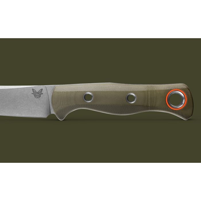 Нож Benchmade Meatcrafter Olive G10 Фото 8