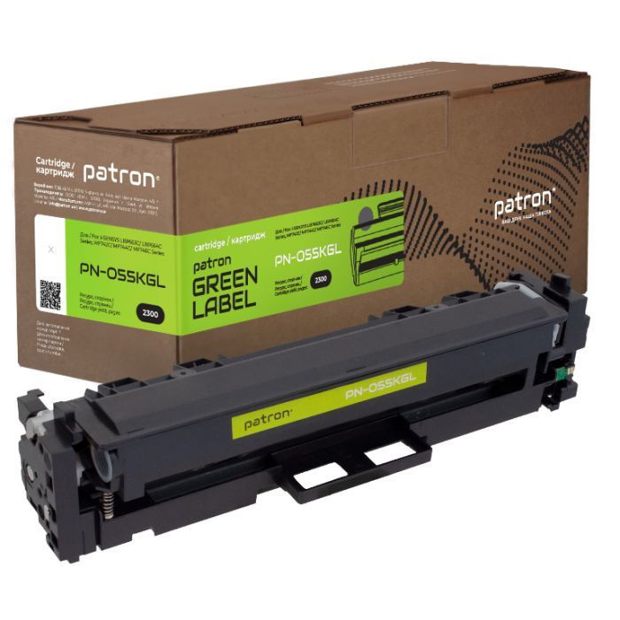 Картридж Patron Canon 055 black Green Label Фото