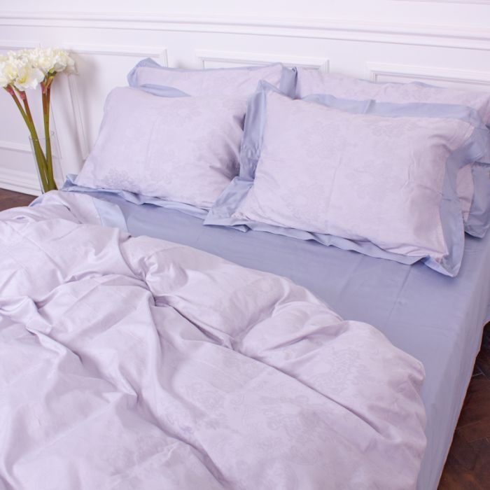 Постельное белье MirSon Satin Жаккард Great stone 160х220 Фото