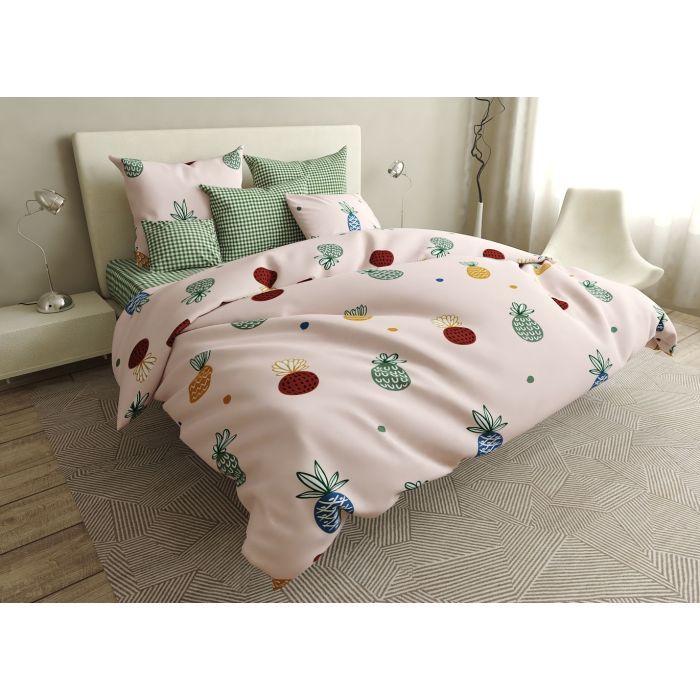Постельное белье MirSon Бязь 17-0414-1 Pineapple 110х140 Фото