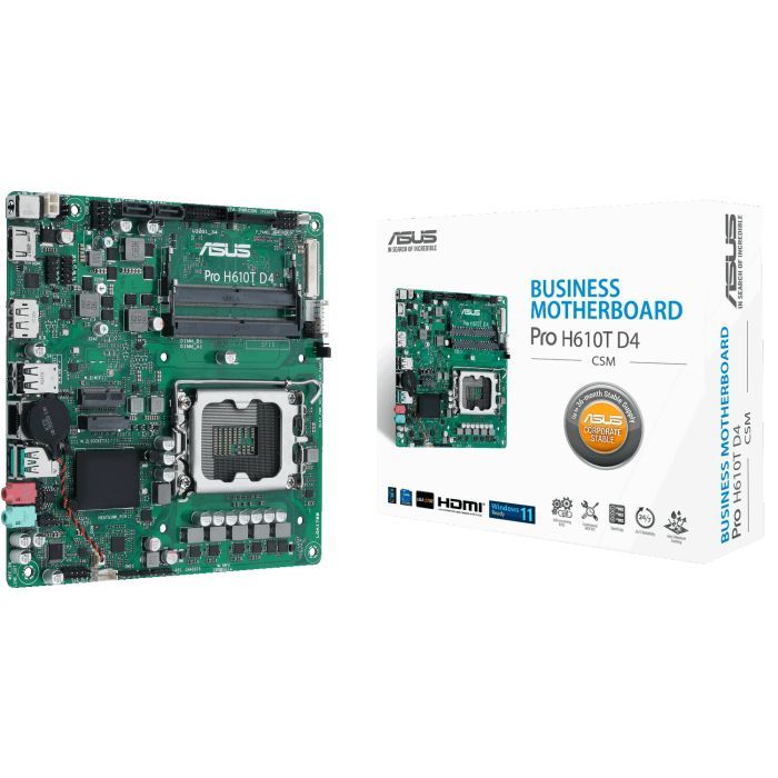 Материнская плата ASUS PRO H610T D4-CSM Фото