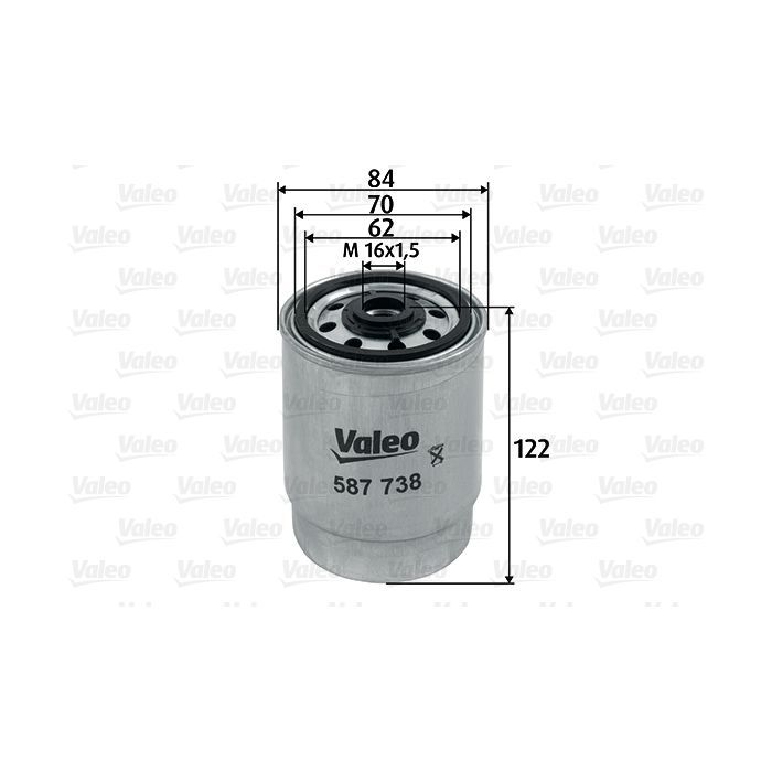 Фильтр топливный Valeo 587738 Фото