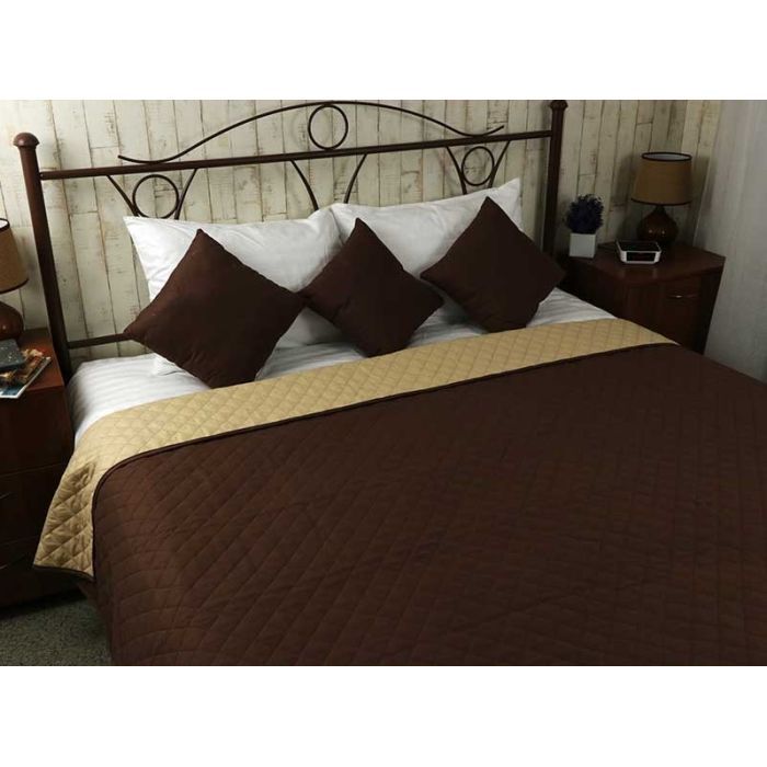 Покрывало Руно Chocolate Ромб 150x212 см Фото