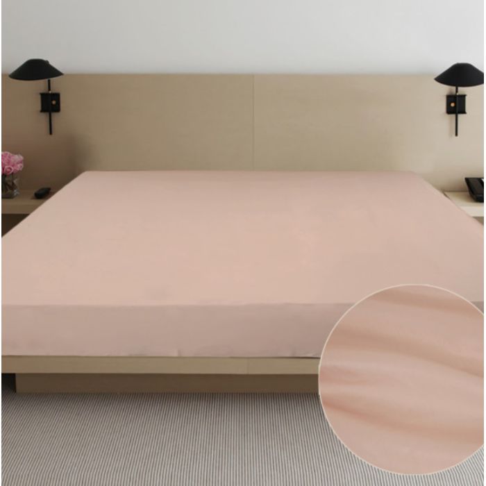 Простынь Ярослав сатин 01 бежевый 220х240 Фото