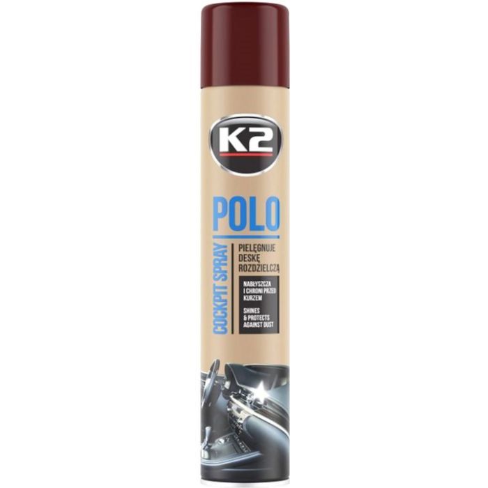 Автополироль K2 POLO COCKPIT 750ml кофе Фото