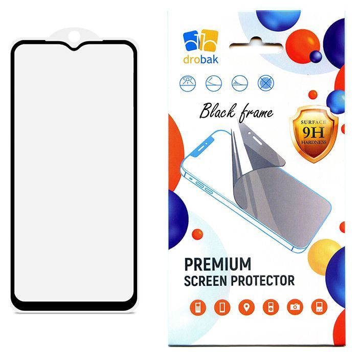 Стекло защитное Drobak Nokia G11 Plus (Black) Фото