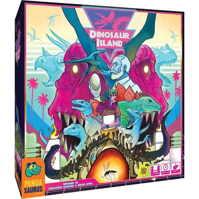 Настольная игра Pandasaurus Games Dinosaur Island (Остов Динозавров) англ. Фото