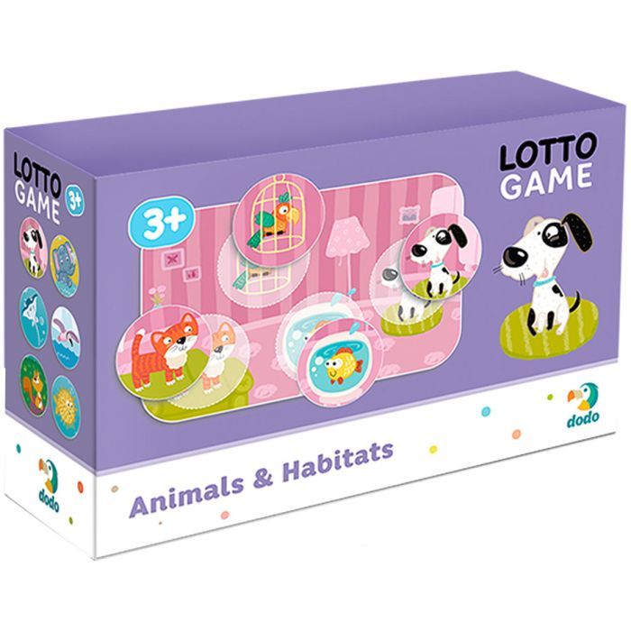 Настольная игра DoDo Лото Животные и их среда обитания Фото