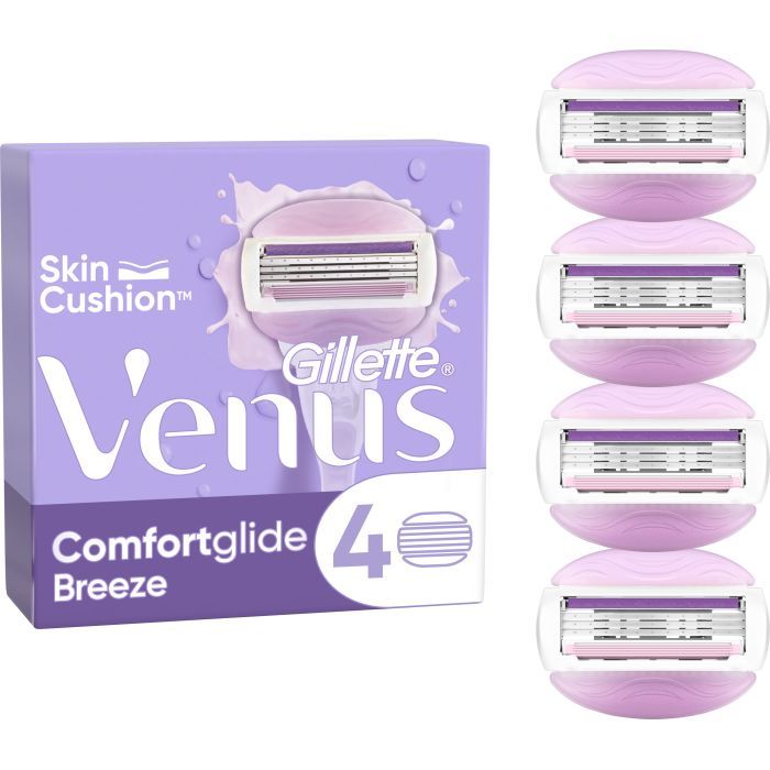 Сменные кассеты Gillette Venus ComfortGlide Breeze 4 шт. Фото