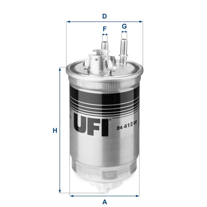 Фильтр топливный UFI 24.412.00 Фото