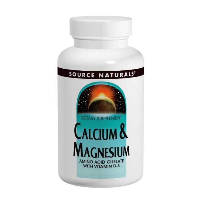 Витаминно-минеральный комплекс Source Naturals Кальций & Магний 300мг, 250 таблеток Фото