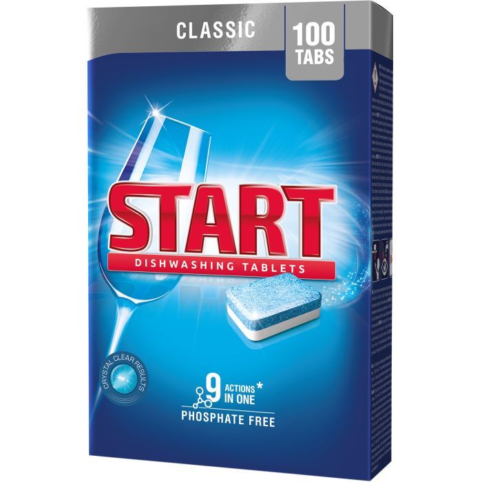 Таблетки для посудомоечных машин Start Classic 100 шт. Фото