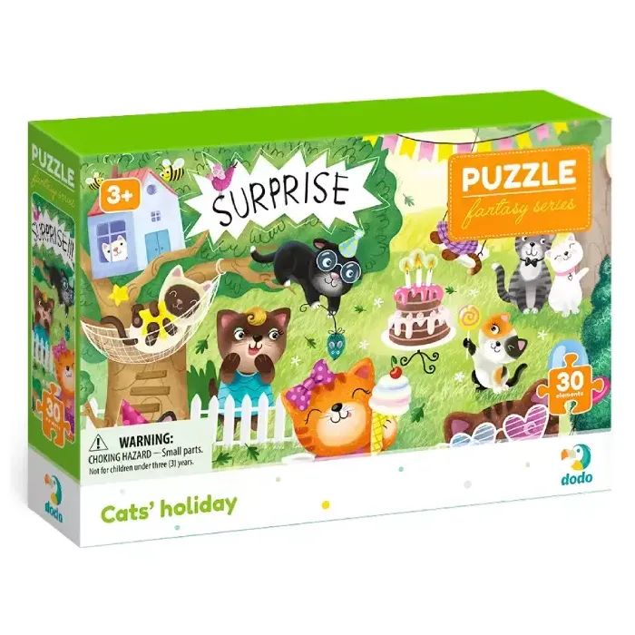 Пазл DoDo Праздник котиков, 30 элементов Фото