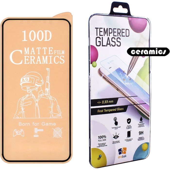 Стекло защитное Drobak Matte Ceramics Apple iPhone 13 Фото