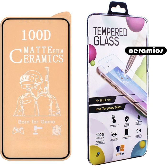 Стекло защитное Drobak glass-film Ceramics Apple iPhone 13 Фото