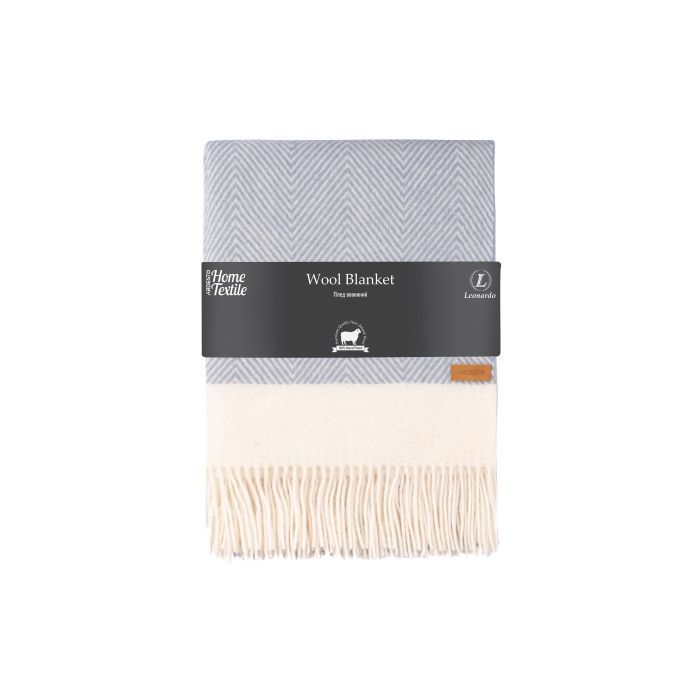 Плед Ardesto Leonardo Bianco 140x200 см, голубой Фото