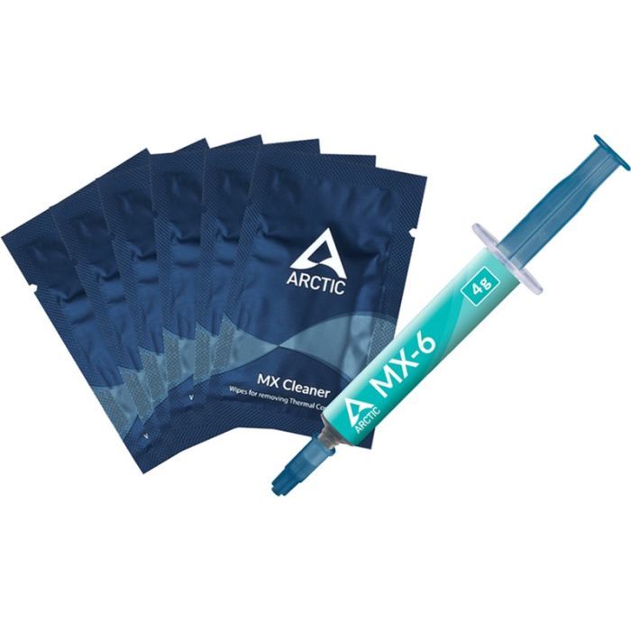 Термопаста Arctic MX-6 4g with 6 pcs MX Cleaner Фото