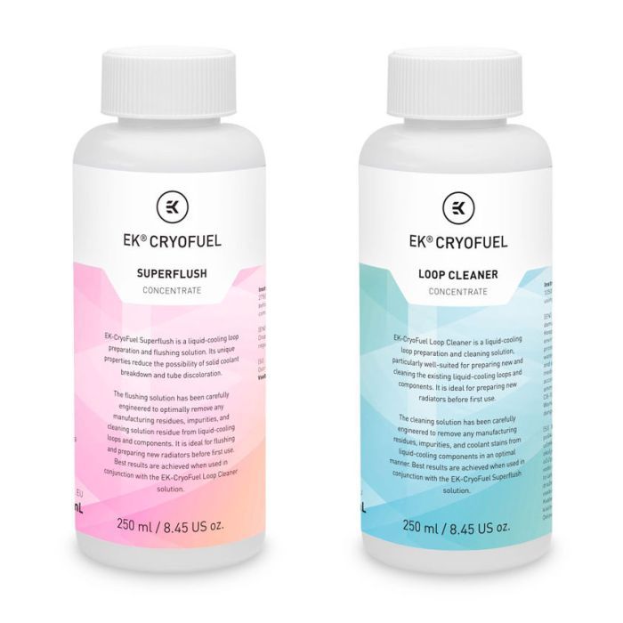 Охлаждающая жидкость Ekwb EK-CryoFuel Loop Cleaner + Superflush (Concentrate Фото
