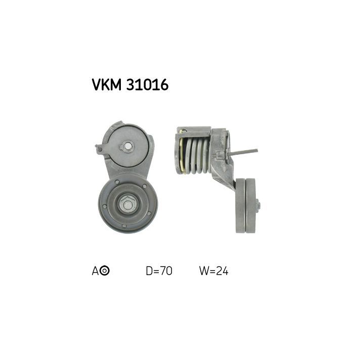 Натяжитель ремня с роликом SKF VKM 31016 Фото