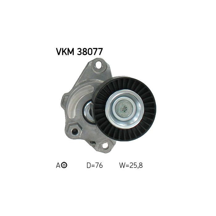 Натяжитель ремня с роликом SKF VKM 38077 Фото
