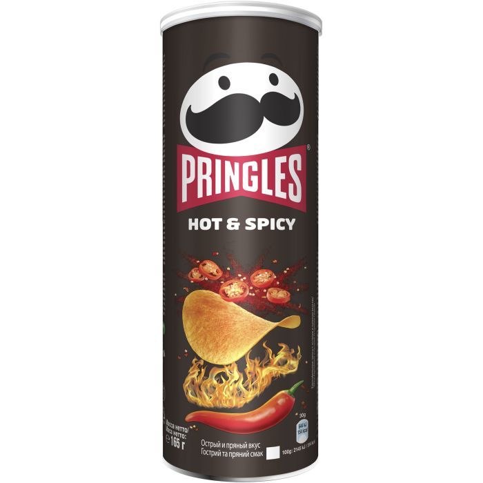 Чипсы Pringles Hot&Spicy Острые 165 г Фото