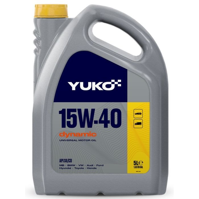 Моторное масло Yuko DYNAMIC 15W-40 5л Фото