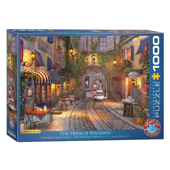 Пазл Eurographics Французская улочка Доминик Дэвисон, 1000 элементов Фото