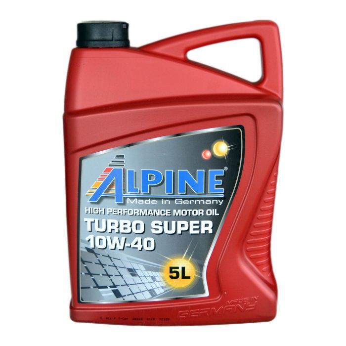 Моторное масло Alpine 10W-40 Turbo Super 5л Фото