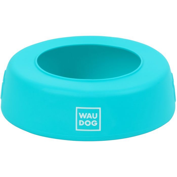 Посуда для собак WAUDOG Silicone Миска-непроливайка 750 мл блакитна Фото