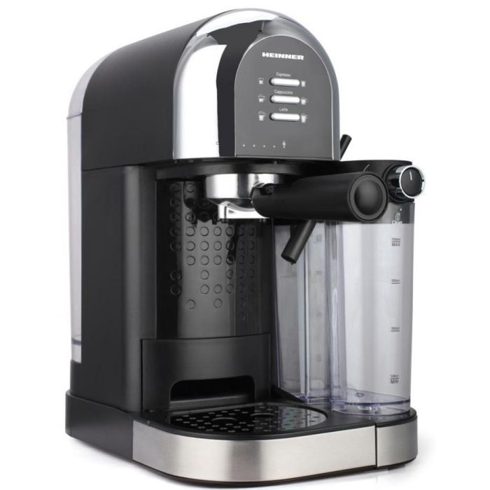 Рожковая кофеварка эспрессо HEINNER HEM-DL1470BK Фото