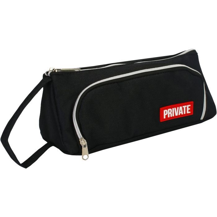 Пенал Cool For School 2 отделение Черный Фото