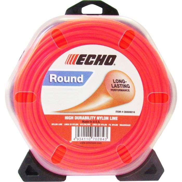 Жилка косильная ECHO d-2,4мм 88м круглая Фото