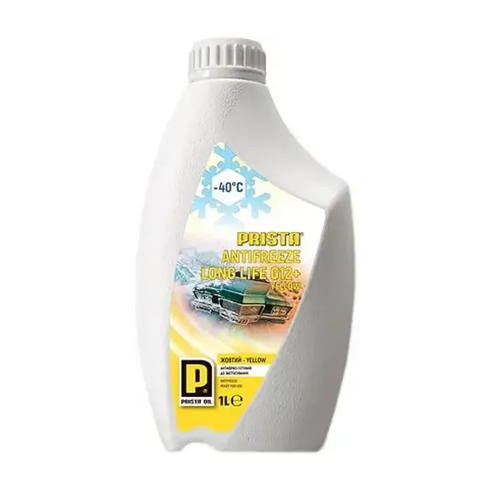 Антифриз PRISTA Long Life G12+ Yellow 1л Фото