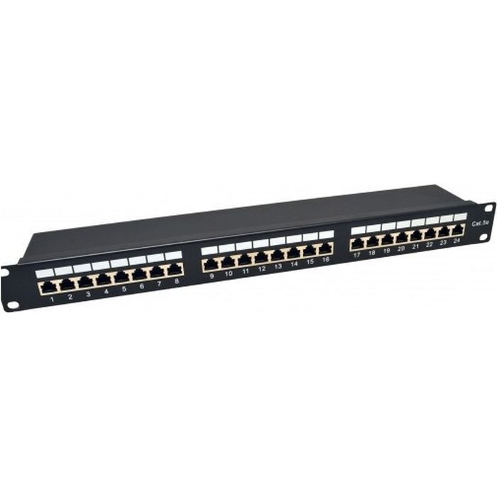 Патч-панель Eserver 19" 24xRJ-45 FTP 1U cat.5e Фото