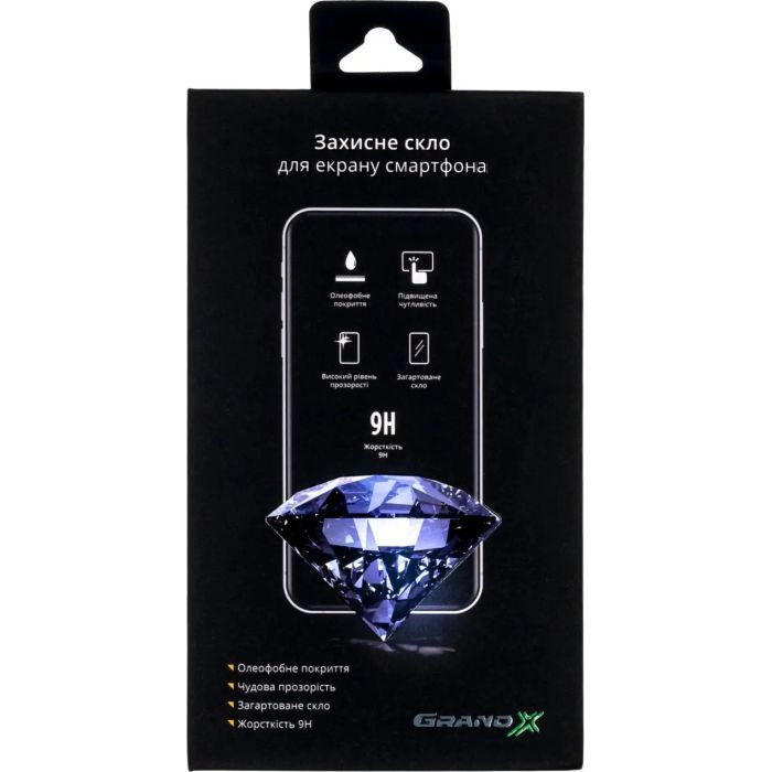 Стекло защитное Grand-X Poco F5 black Фото