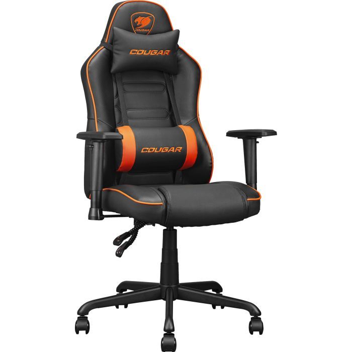 Кресло игровое Cougar Fusion S Black/Orange Фото