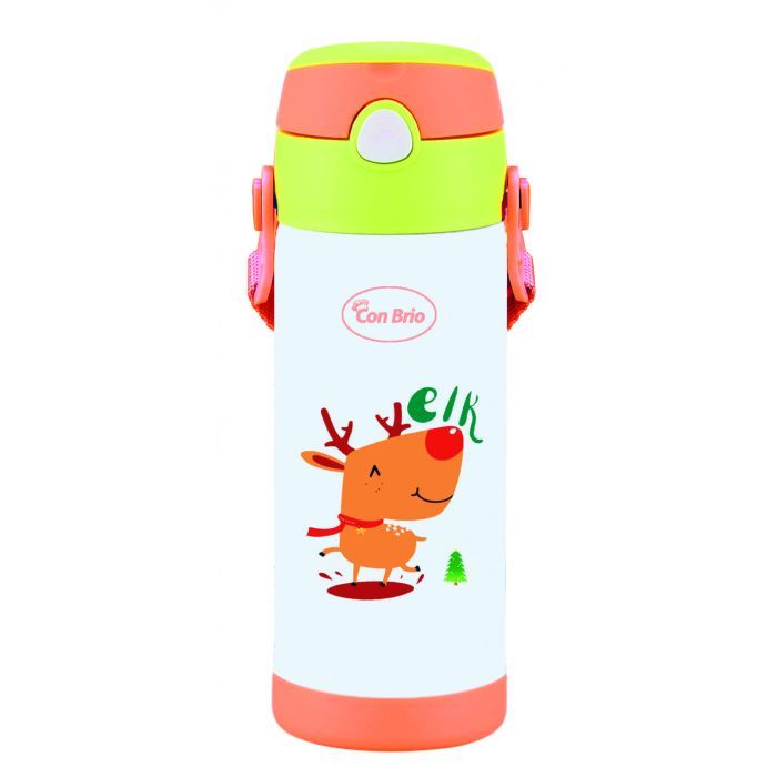 Термос Con Brio з трубочкою 350 мл Лось Фото