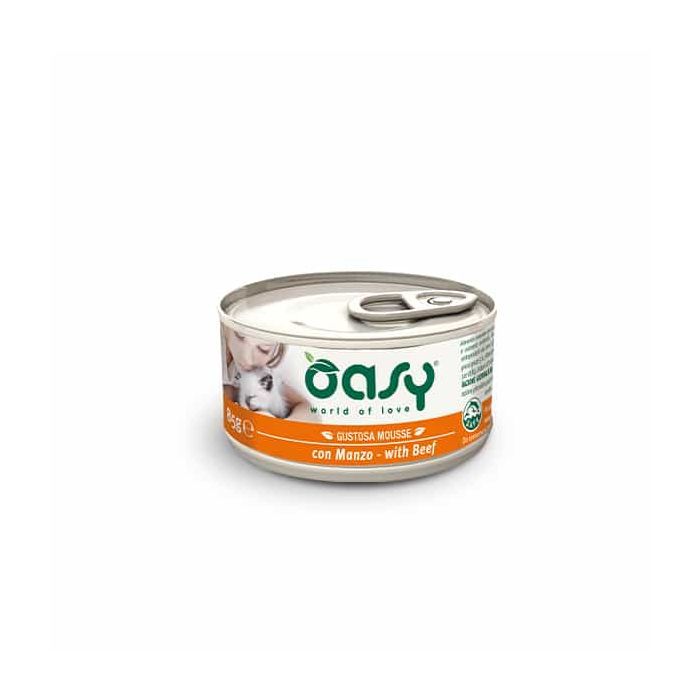 Консервы для кошек OASY Говядина 85 г Фото